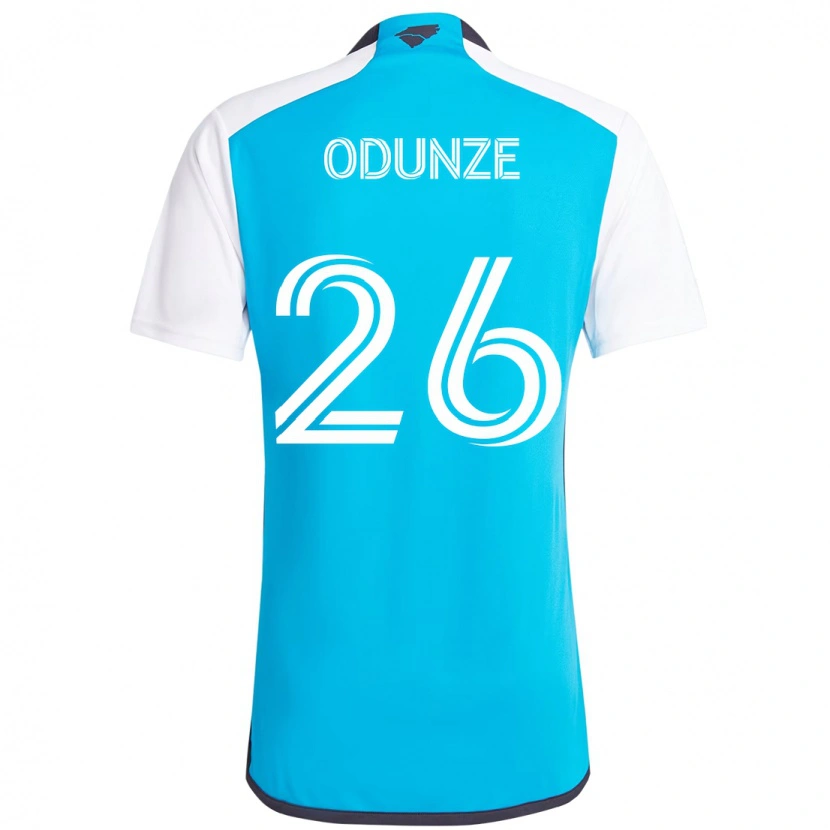 Danxen Hombre Camiseta Chituru Odunze #26 Negro Blanco 1ª Equipación 2025/26 La Camisa México