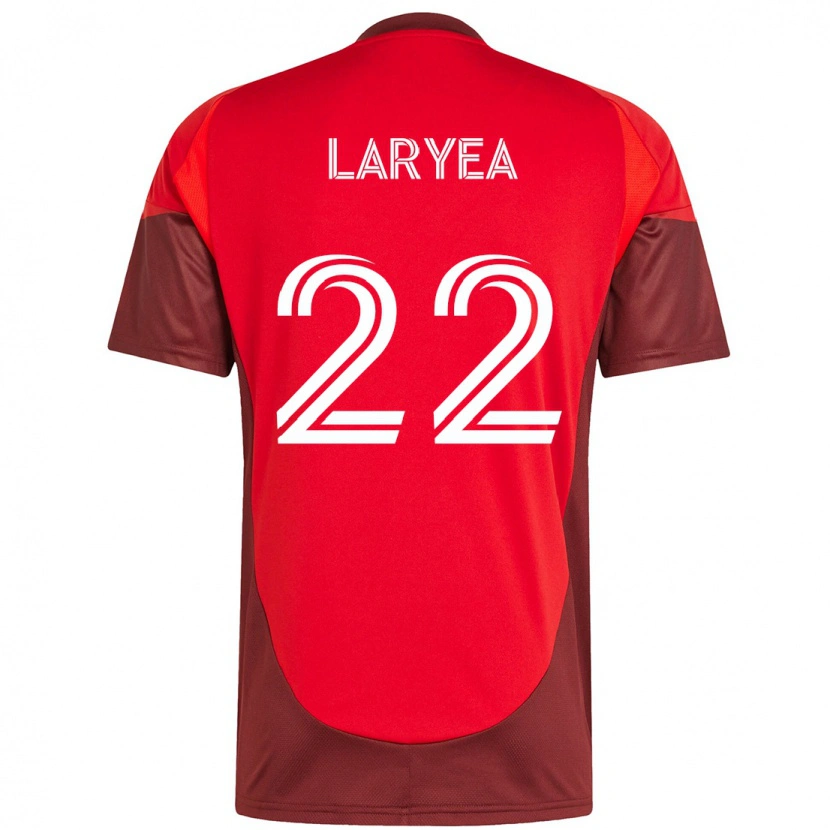 Danxen Hombre Camiseta Richie Laryea #22 Rojo Blanco 1ª Equipación 2025/26 La Camisa México