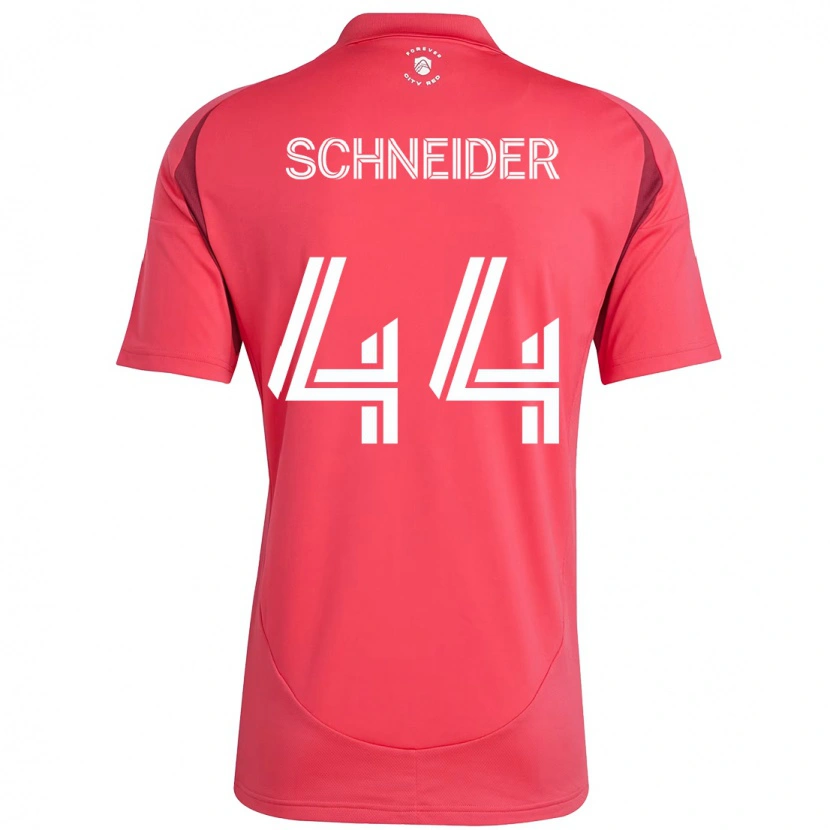 Danxen Hombre Camiseta Max Schneider #44 Magenta Blanco 1ª Equipación 2025/26 La Camisa México