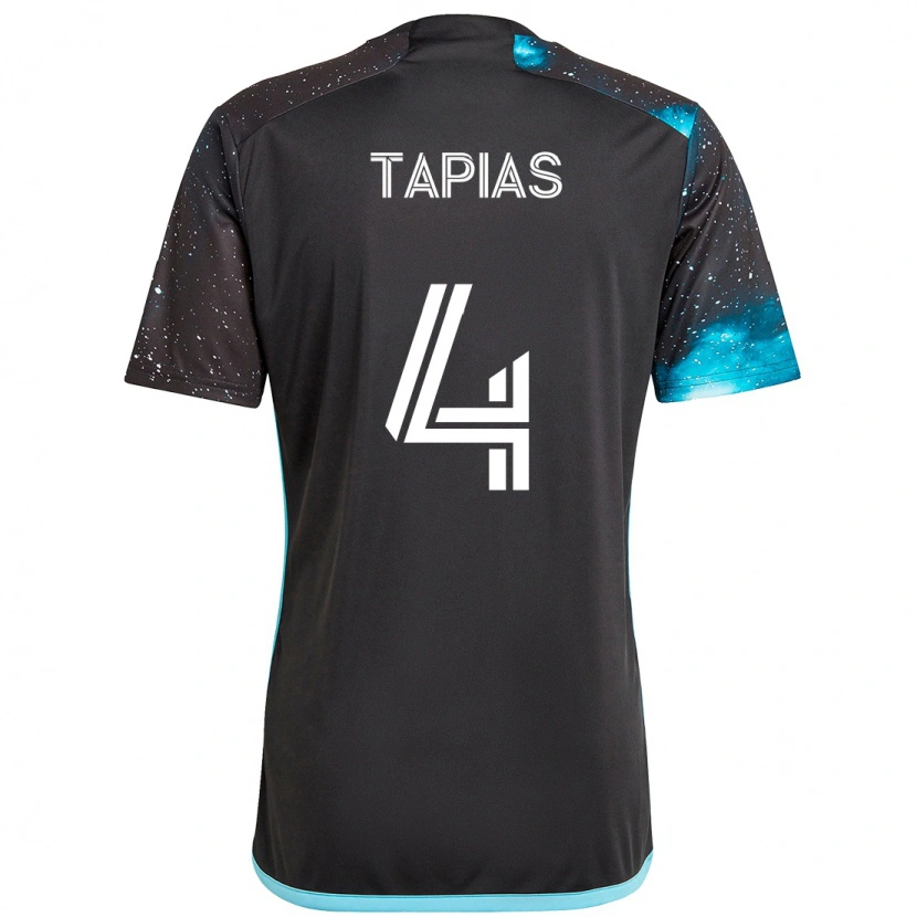 Danxen Hombre Camiseta Miguel Tapias #4 Azul Celeste 1ª Equipación 2025/26 La Camisa México