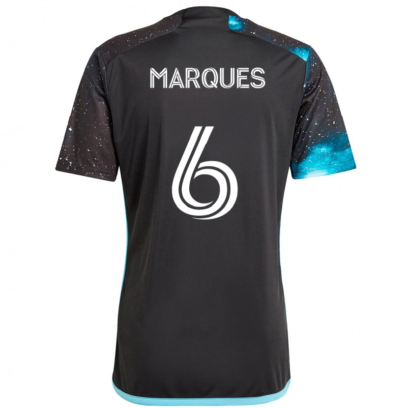 Danxen Hombre Camiseta Mikael Marqués #6 Azul Celeste 1ª Equipación 2025/26 La Camisa México