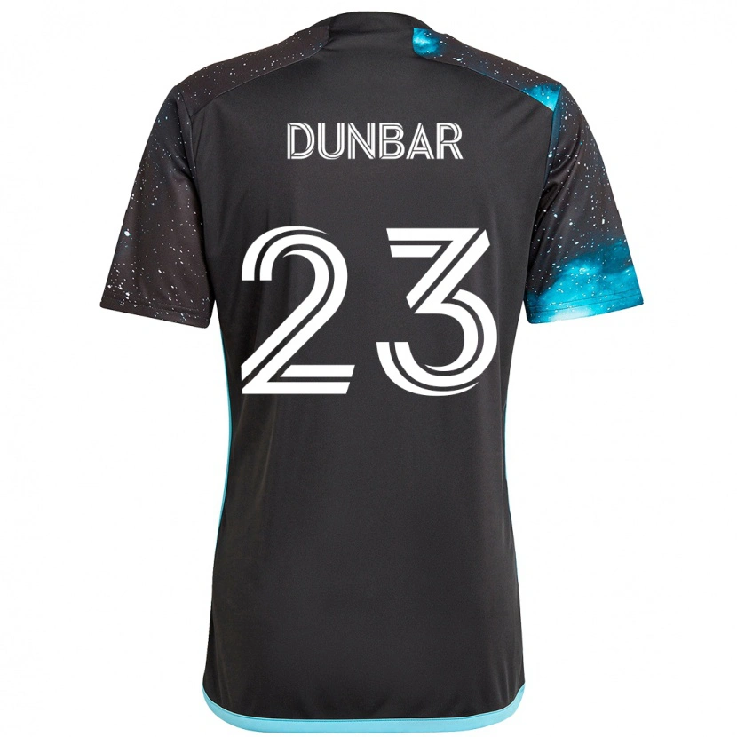 Danxen Hombre Camiseta Cameron Dunbar #23 Azul Celeste 1ª Equipación 2025/26 La Camisa México
