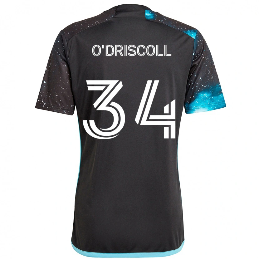 Danxen Hombre Camiseta Rory O'driscoll #34 Azul Celeste 1ª Equipación 2025/26 La Camisa México