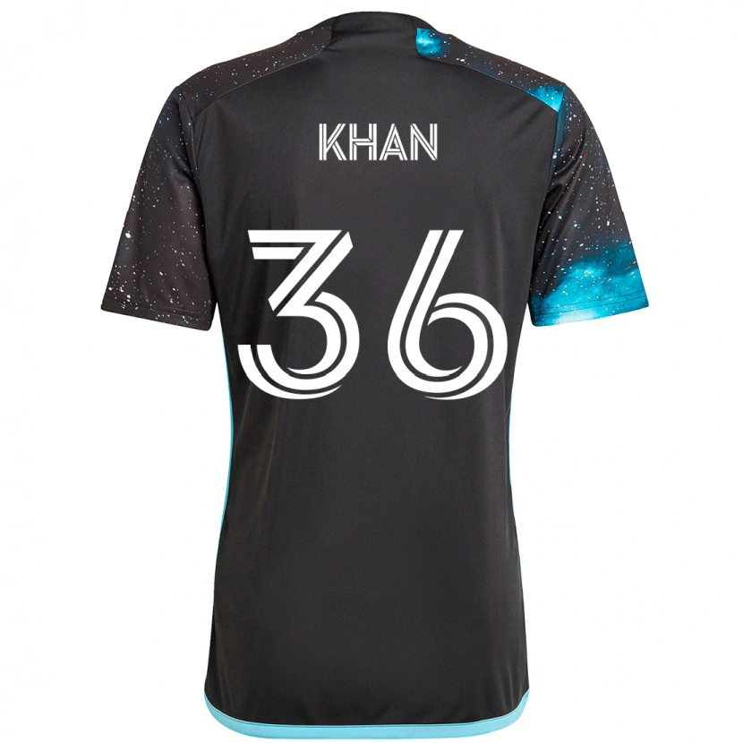 Danxen Hombre Camiseta Molik Khan #36 Azul Celeste 1ª Equipación 2025/26 La Camisa México