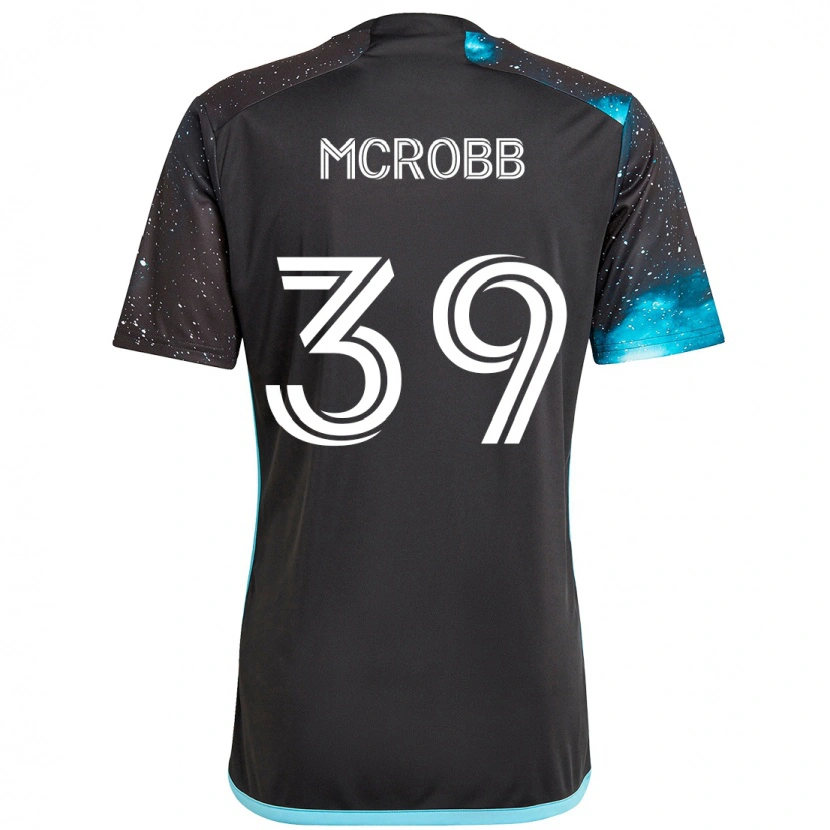 Danxen Hombre Camiseta Finn Mcrobb #39 Azul Celeste 1ª Equipación 2025/26 La Camisa México