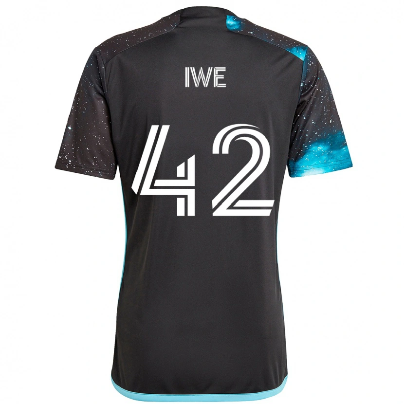 Danxen Hombre Camiseta Emmanuel Iwe #42 Azul Celeste 1ª Equipación 2025/26 La Camisa México