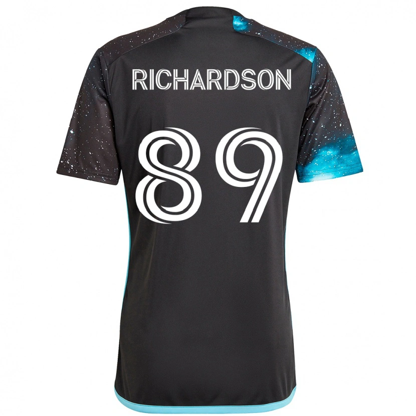 Danxen Hombre Camiseta Nick Richardson #89 Azul Celeste 1ª Equipación 2025/26 La Camisa México