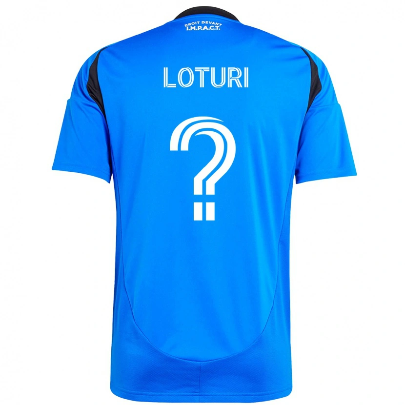 Danxen Hombre Camiseta Victor Loturi #0 Azul Celeste Azul Oscuro 1ª Equipación 2025/26 La Camisa México