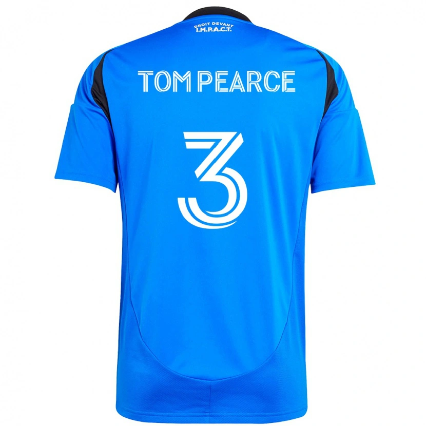Danxen Hombre Camiseta Tom Pearce #3 Azul Celeste Azul Oscuro 1ª Equipación 2025/26 La Camisa México