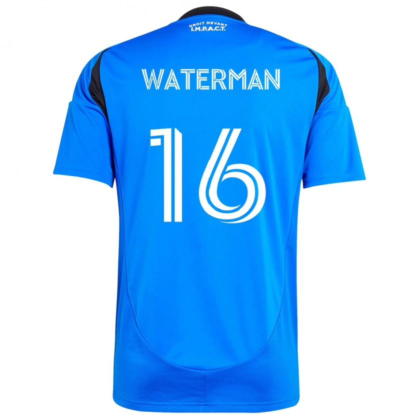 Danxen Hombre Camiseta Joel Waterman #16 Azul Oscuro Negro 1ª Equipación 2025/26 La Camisa México