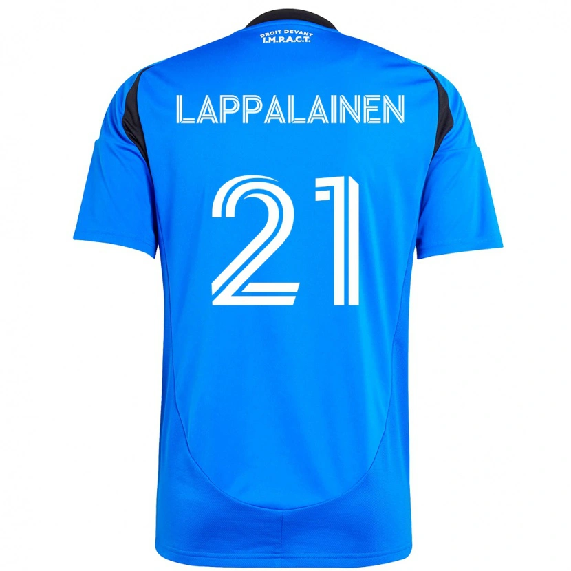 Danxen Hombre Camiseta Lassi Lappalainen #21 Azul Celeste Azul Oscuro 1ª Equipación 2025/26 La Camisa México