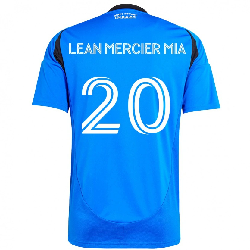Danxen Hombre Camiseta Mc Lean Mercier Mia #20 Azul Oscuro Negro 1ª Equipación 2025/26 La Camisa México