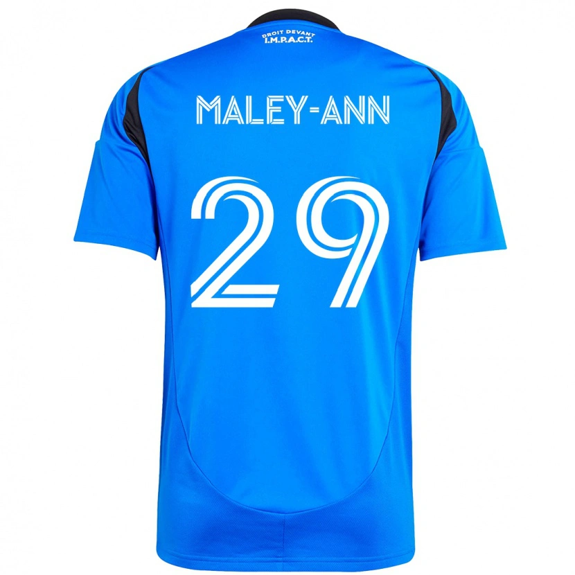 Danxen Hombre Camiseta Caron Maley-Ann #29 Azul Oscuro Negro 1ª Equipación 2025/26 La Camisa México