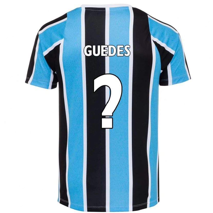 Danxen Hombre Camiseta Guilherme Guedes #0 Blanco Azul 1ª Equipación 2025/26 La Camisa México