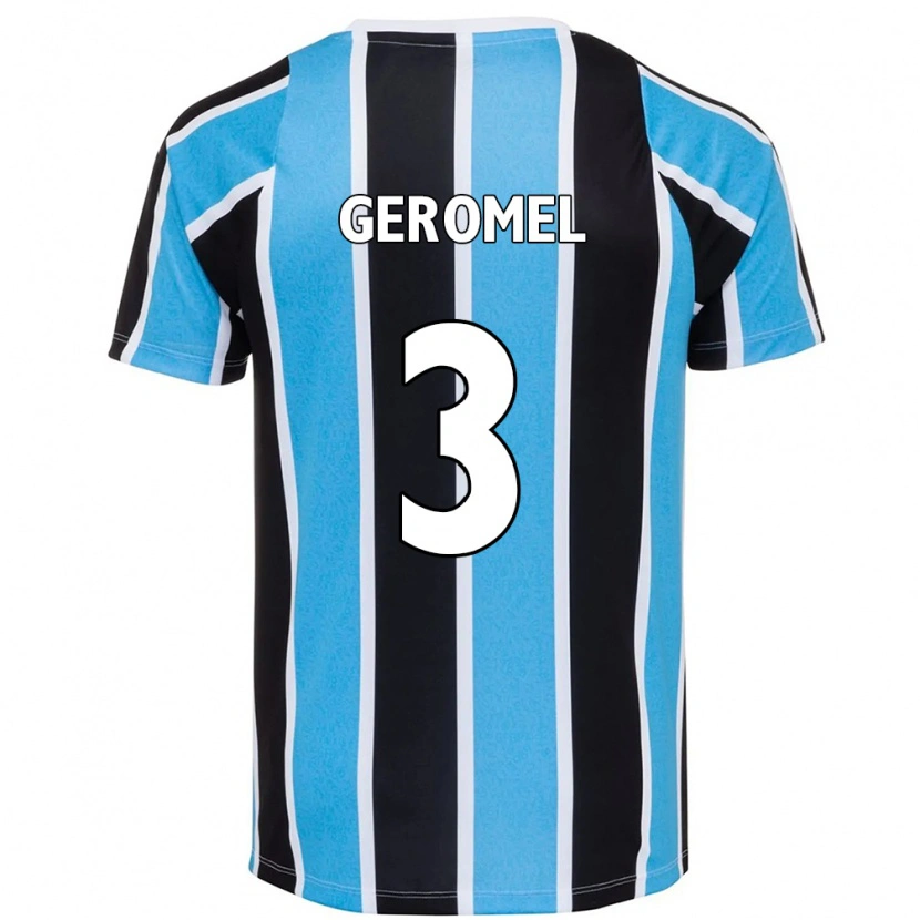 Danxen Hombre Camiseta Pedro Geromel #3 Blanco Azul 1ª Equipación 2025/26 La Camisa México