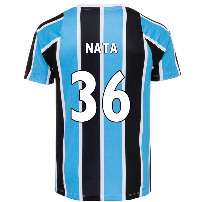 Danxen Hombre Camiseta Natã #36 Azul Negro Blanco 1ª Equipación 2025/26 La Camisa México