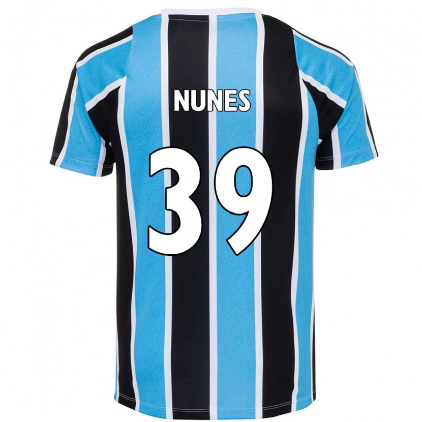 Danxen Hombre Camiseta Gustavo Gomes #39 Azul Negro Blanco 1ª Equipación 2025/26 La Camisa México