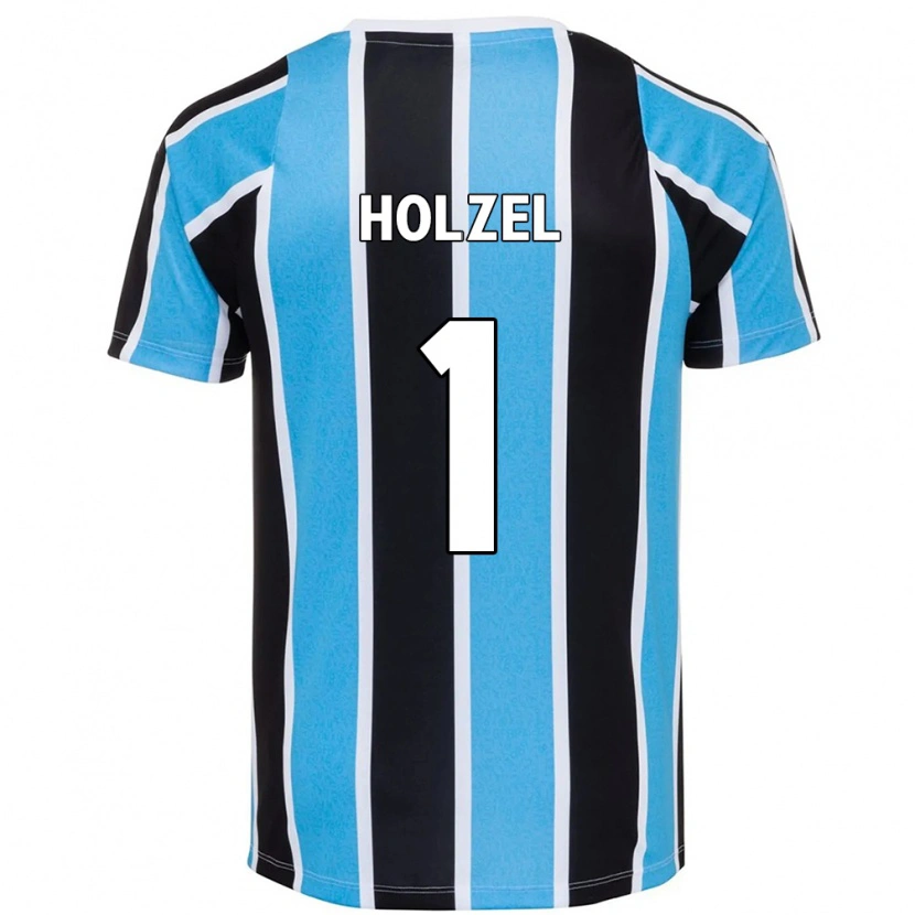 Danxen Hombre Camiseta Vivi Holzel #1 Azul Negro Blanco 1ª Equipación 2025/26 La Camisa México