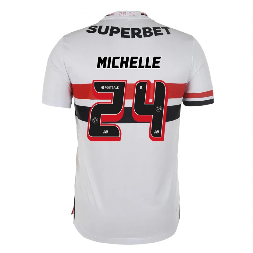 Danxen Hombre Camiseta Michelle #24 Negro Rojo 1ª Equipación 2025/26 La Camisa México