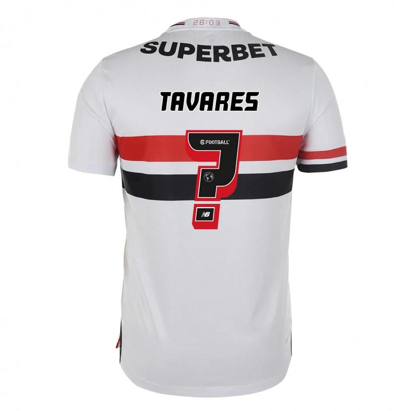 Danxen Hombre Camiseta Junior Tavares #0 Negro Rojo 1ª Equipación 2025/26 La Camisa México