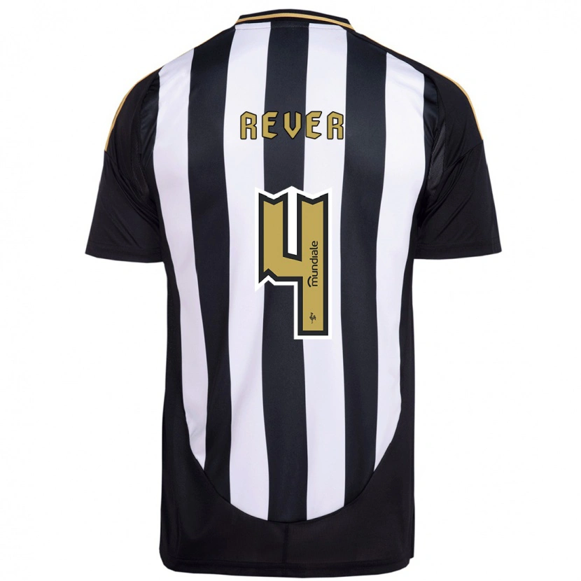 Danxen Hombre Camiseta Rever #4 Blanco Negro 1ª Equipación 2025/26 La Camisa México
