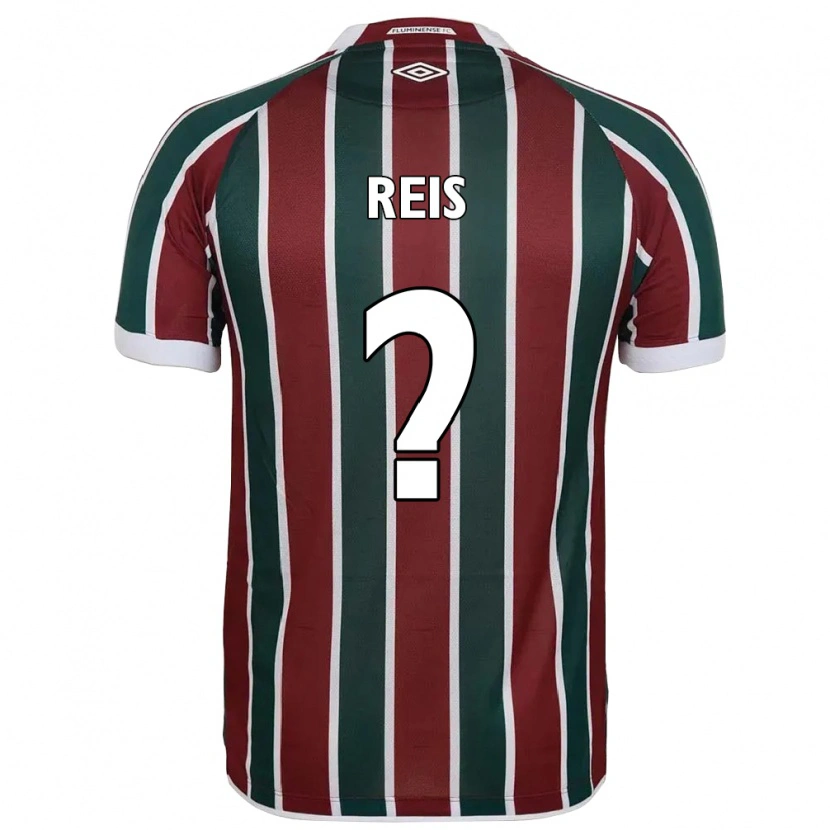 Danxen Hombre Camiseta Matheus Reis #0 Verde Granate Blanco 1ª Equipación 2025/26 La Camisa México