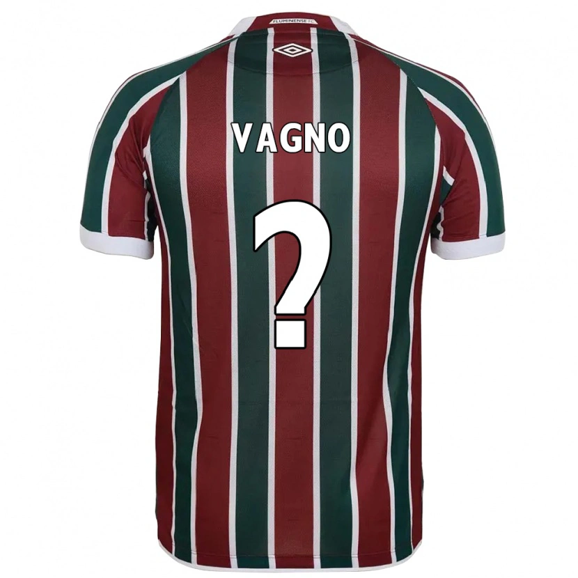 Danxen Hombre Camiseta Vagno #0 Blanco Verde Granate 1ª Equipación 2025/26 La Camisa México