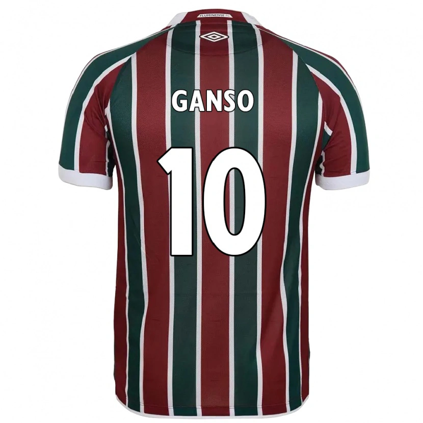 Danxen Hombre Camiseta Ganso #10 Blanco Verde Granate 1ª Equipación 2025/26 La Camisa México