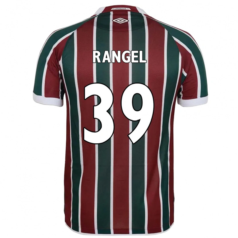 Danxen Hombre Camiseta Pedro Rangel #39 Blanco Verde Granate 1ª Equipación 2025/26 La Camisa México