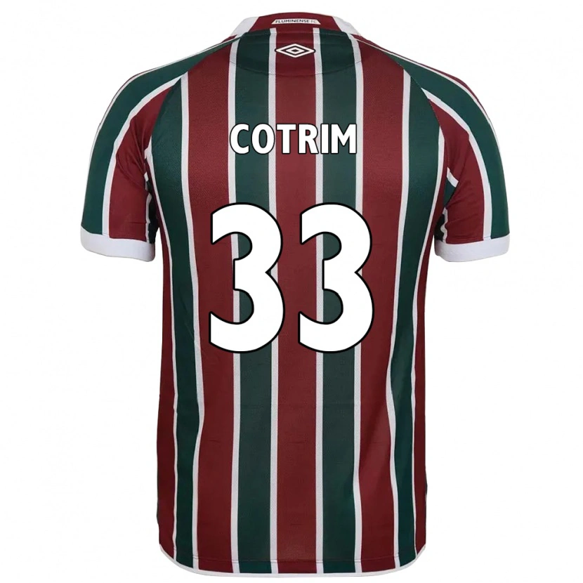 Danxen Hombre Camiseta Bruna Cotrim #33 Blanco Verde Granate 1ª Equipación 2025/26 La Camisa México