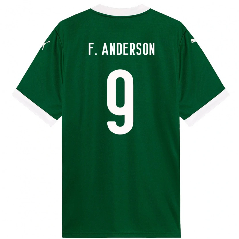 Danxen Hombre Camiseta Felipe Anderson #9 Blanco Verde 1ª Equipación 2025/26 La Camisa México