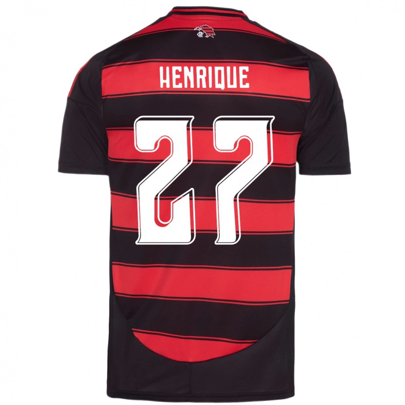 Danxen Hombre Camiseta Bruno Henrique #27 Blanco Rojo 1ª Equipación 2025/26 La Camisa México