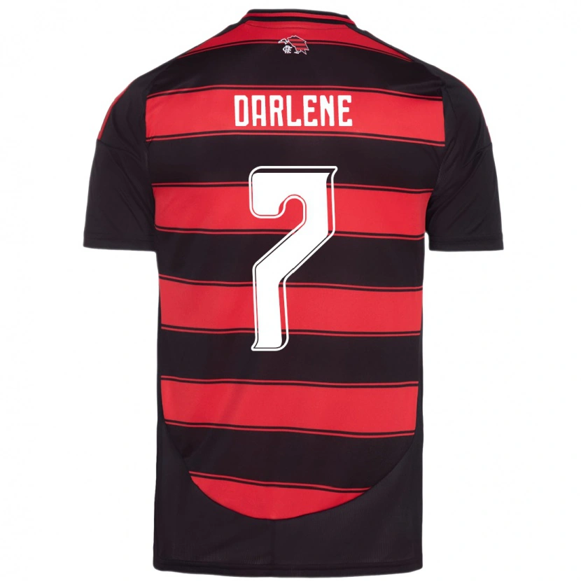 Danxen Hombre Camiseta Darlene #7 Blanco Rojo 1ª Equipación 2025/26 La Camisa México