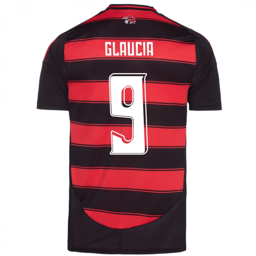 Danxen Hombre Camiseta Glaucia #9 Blanco Rojo 1ª Equipación 2025/26 La Camisa México