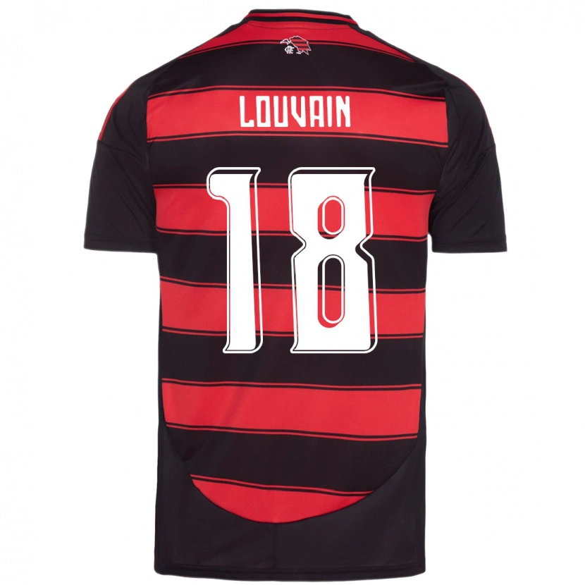 Danxen Hombre Camiseta Gaby Louvain #18 Blanco Rojo 1ª Equipación 2025/26 La Camisa México