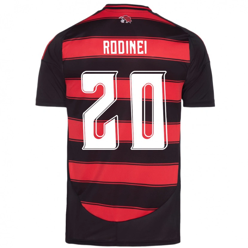 Danxen Hombre Camiseta Rodinei #20 Blanco Rojo 1ª Equipación 2025/26 La Camisa México