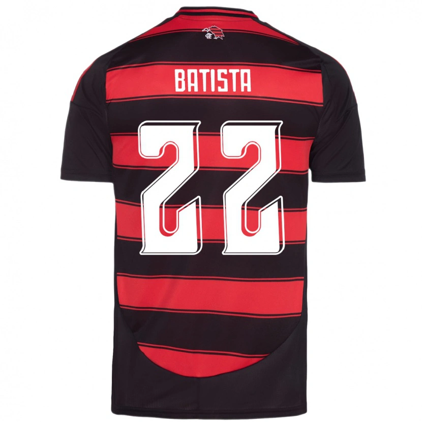 Danxen Hombre Camiseta Gabriel Batista #22 Blanco Rojo 1ª Equipación 2025/26 La Camisa México