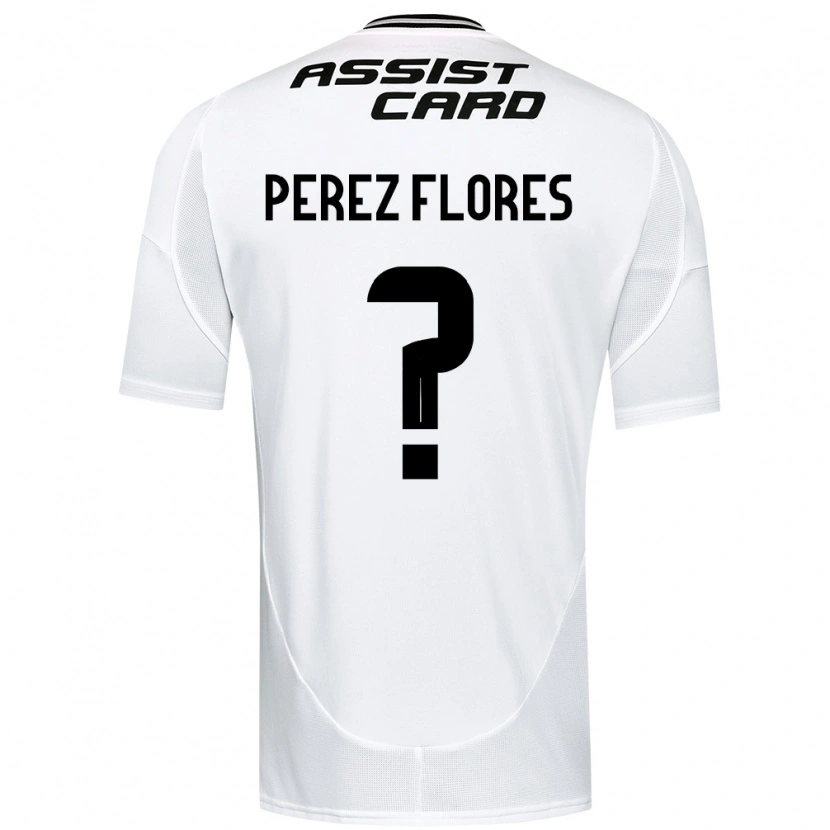 Danxen Hombre Camiseta Benjamín Pérez Flores #0 Negro Blanco Amarillo 1ª Equipación 2025/26 La Camisa México
