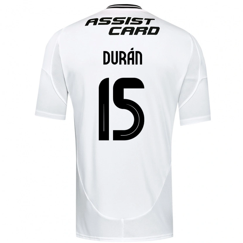 Danxen Hombre Camiseta José Durán #15 Negro Blanco Amarillo 1ª Equipación 2025/26 La Camisa México
