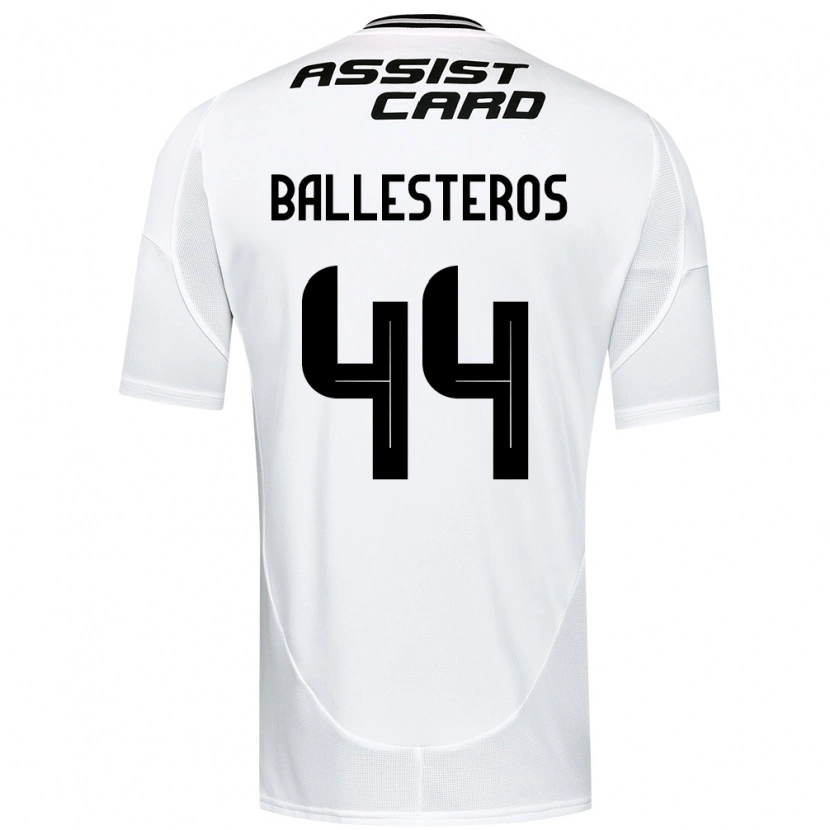 Danxen Hombre Camiseta Martín Ballesteros #44 Negro Blanco Amarillo 1ª Equipación 2025/26 La Camisa México