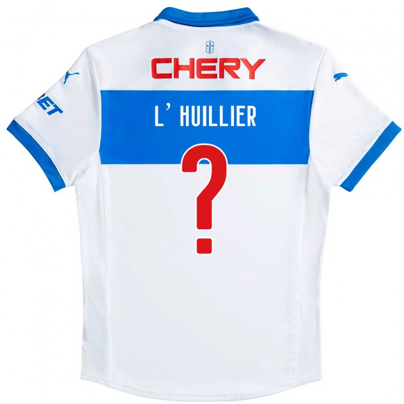 Danxen Hombre Camiseta Nicolás L'huillier #0 Azul Real Blanco 1ª Equipación 2025/26 La Camisa México