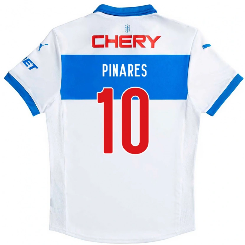 Danxen Hombre Camiseta Cesar Pinares #10 Azul Real Blanco 1ª Equipación 2025/26 La Camisa México
