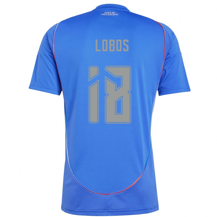 Danxen Hombre Camiseta Franco Lobos #18 Naranja Rojo 1ª Equipación 2025/26 La Camisa México