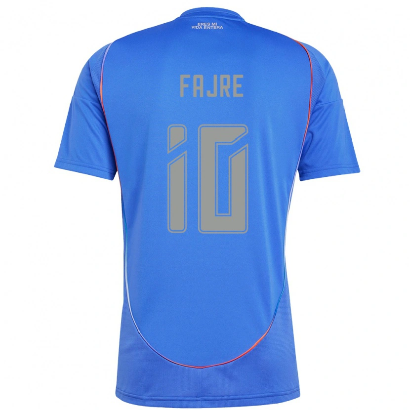 Danxen Hombre Camiseta Nicole Fajre #10 Naranja Rojo 1ª Equipación 2025/26 La Camisa México