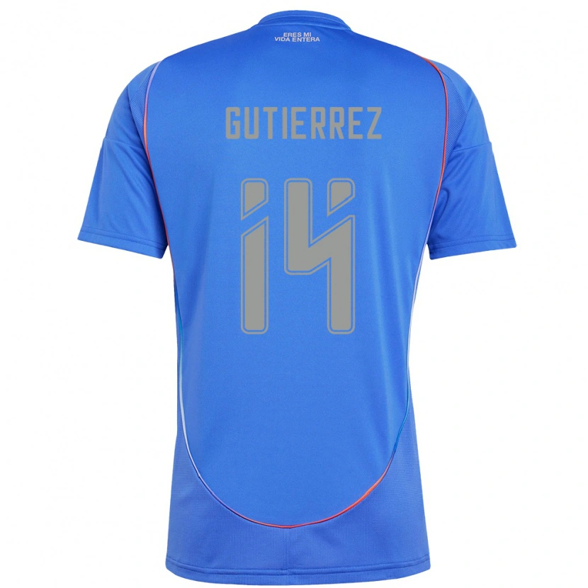 Danxen Hombre Camiseta Ana Gutiérrez #14 Naranja Rojo 1ª Equipación 2025/26 La Camisa México