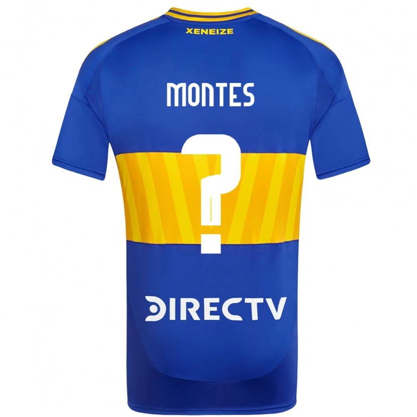 Danxen Hombre Camiseta Rodrigo Montes #0 Blanco Azul 1ª Equipación 2025/26 La Camisa México