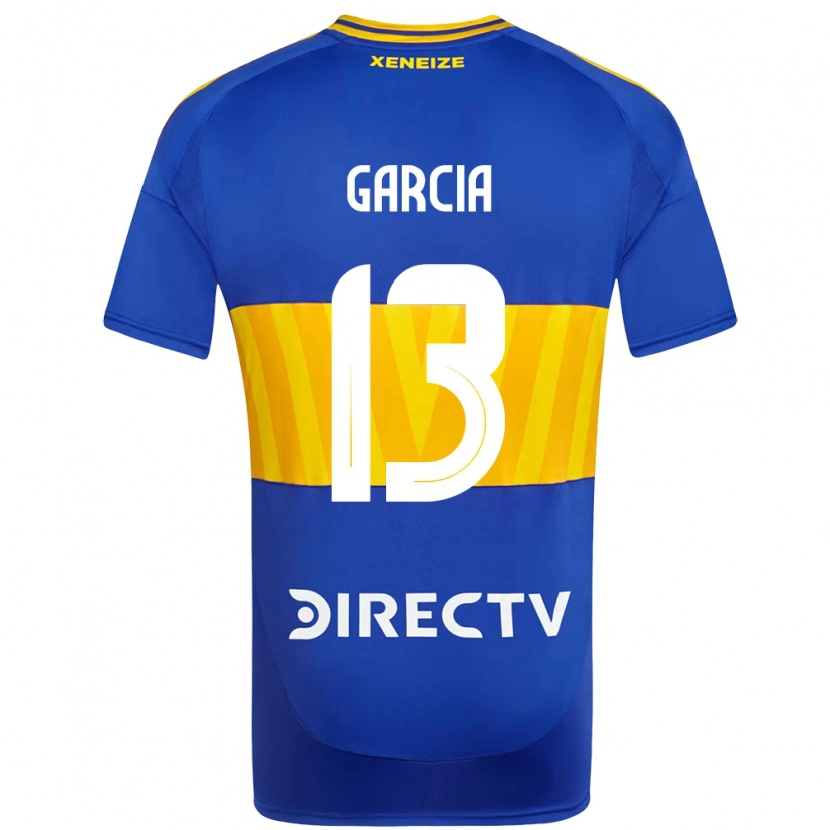 Danxen Hombre Camiseta Javier García #13 Blanco Azul 1ª Equipación 2025/26 La Camisa México