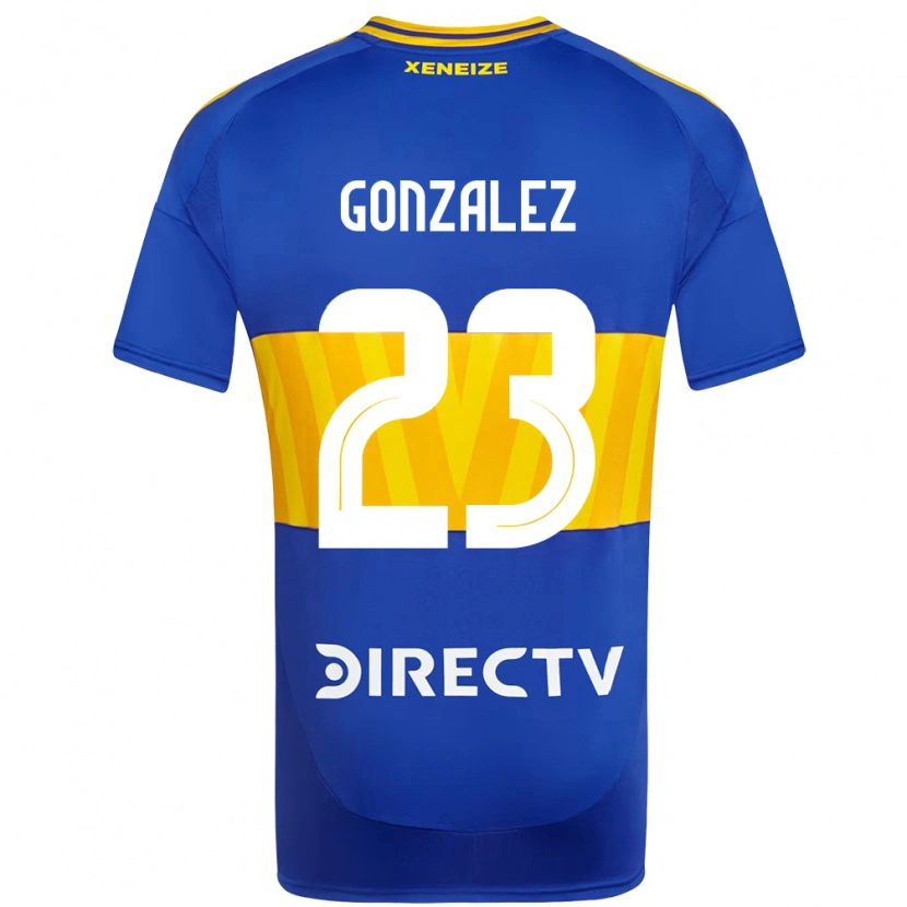 Danxen Hombre Camiseta Diego Gonzalez #23 Blanco Azul 1ª Equipación 2025/26 La Camisa México