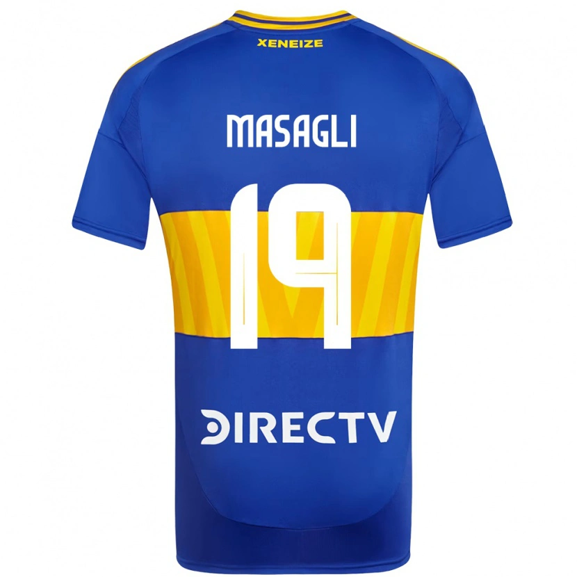 Danxen Hombre Camiseta Yohana Masagli #19 Blanco Azul 1ª Equipación 2025/26 La Camisa México