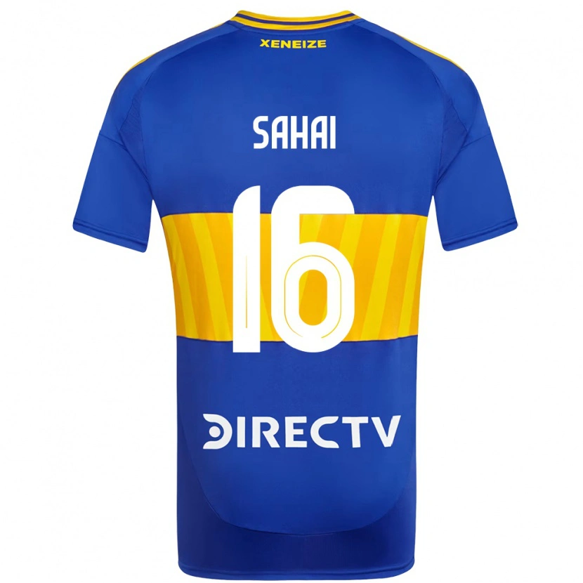 Danxen Hombre Camiseta Veer Sahai #16 Blanco Azul 1ª Equipación 2025/26 La Camisa México
